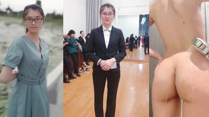 华南农业大学高挑眼镜妹【李于妍】考上研究生后分手，自拍视频被男友曝光流出
