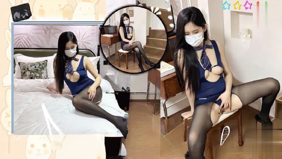 白肤性感御姐【luna姐姐】最新作品《特殊空姐》后入清纯空姐蜜桃臀，无套猛操高潮骚叫