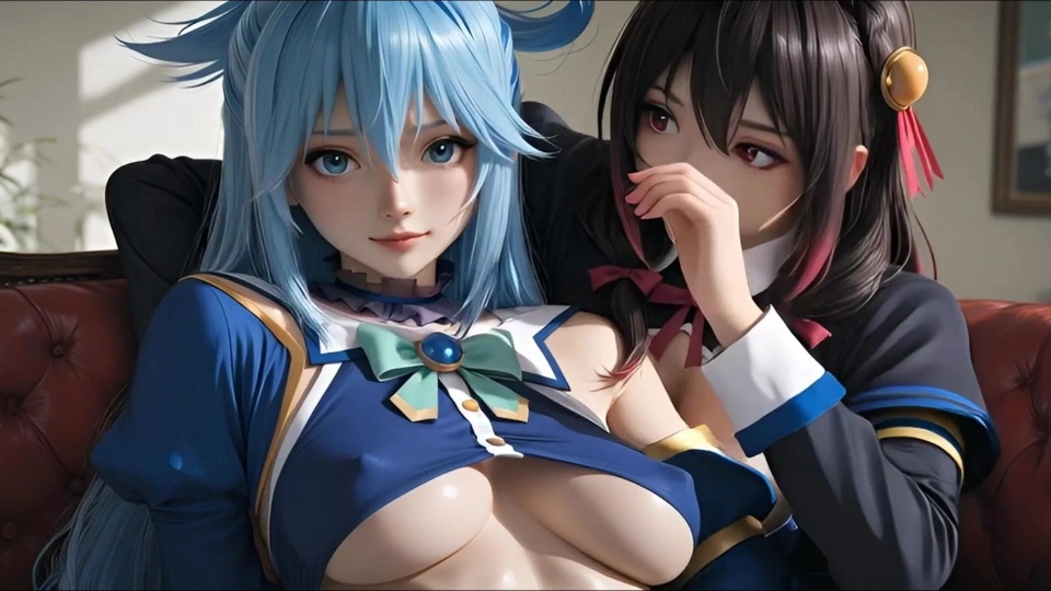 3D.慧慧和阿库娅的亲吻女同