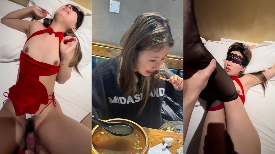 黄毛嫩妹颜值忽高忽低，情趣内衣红丝妖娆撩人，宝宝操我喊得销魂不已，情绪价值拉满！