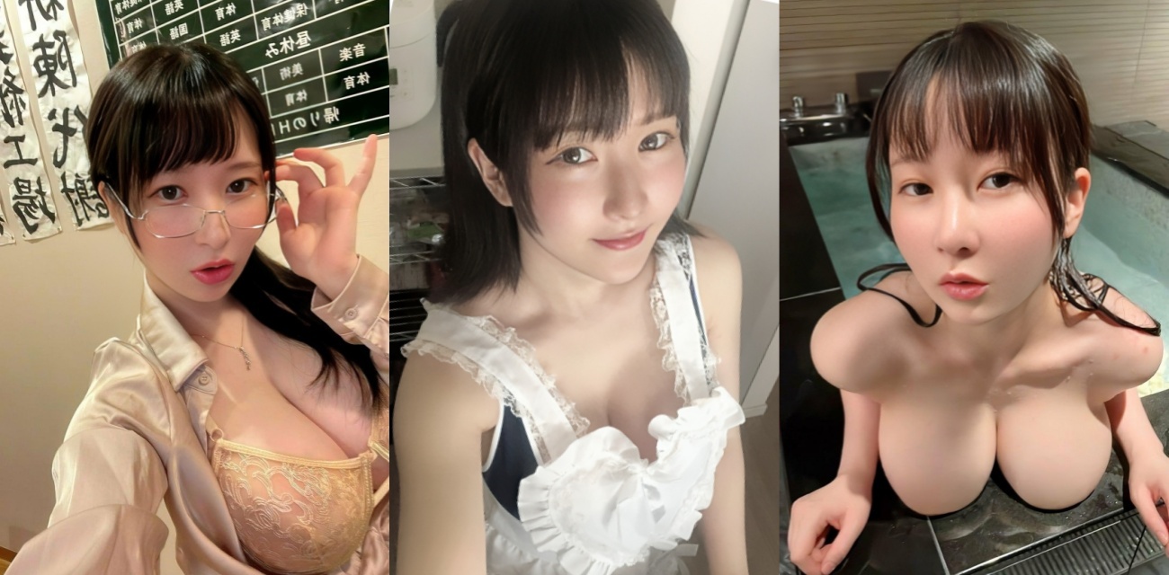 OF巨乳女神【LunaAmemiya】大尺度新作，曲线身体扭臀摆腰动作妩媚狂野火辣，画面诱惑