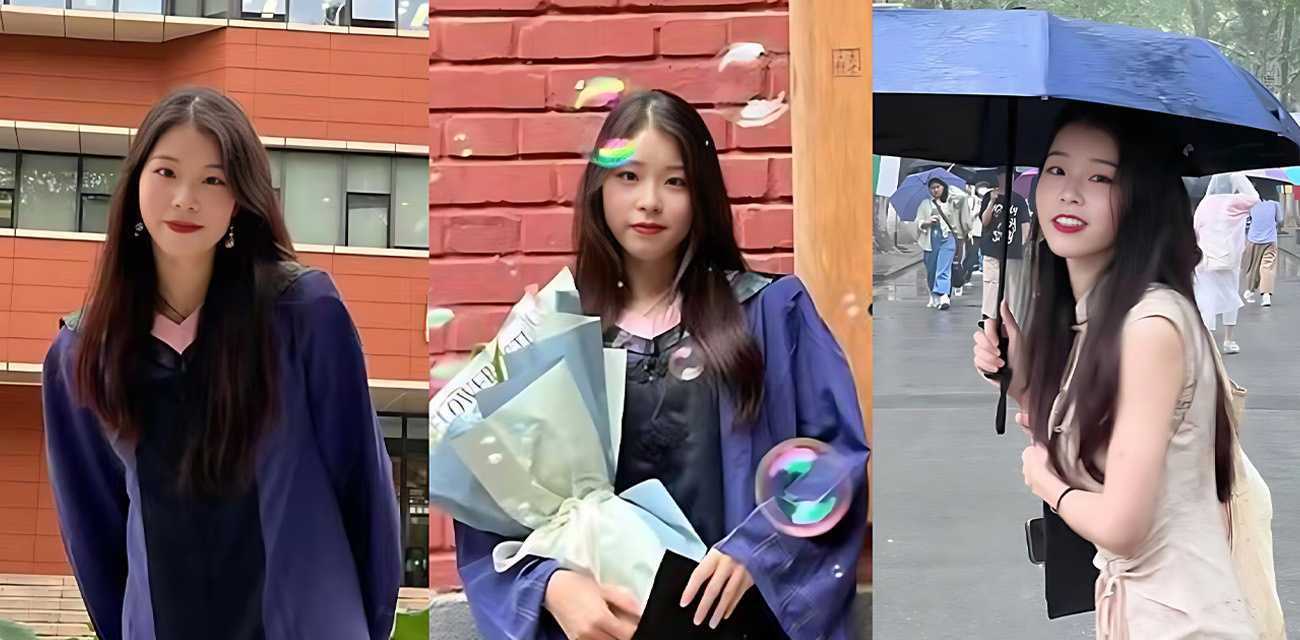 北京语言大学美女研究生【段鑫沙】3p视频流出，身穿红丝制服任由金主调教蹂躏，嘴塞肉