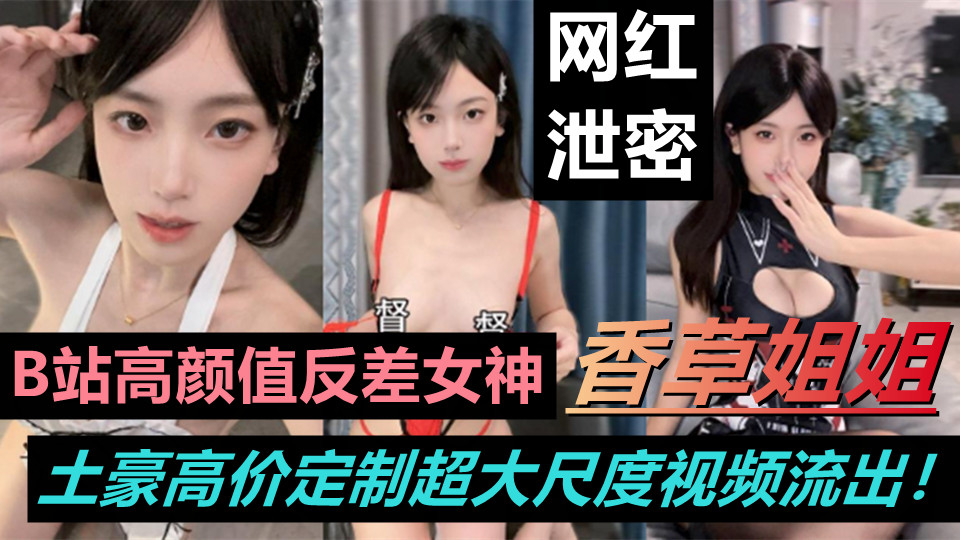 B站高颜值反差女神【香草姐姐】土豪高价定制超大尺度视频流出！情趣内衣大尺度裸舞让