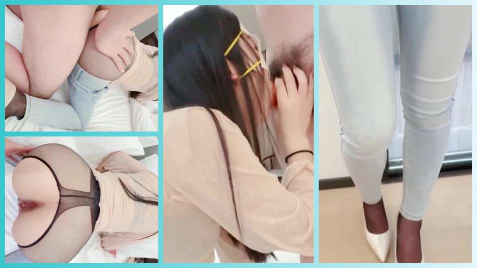 《会喷水亲姐姐》❤️绿帽欲上头忽悠自己亲姐姐开房，蒙上姐姐眼睛中途换人偷操，白虎美