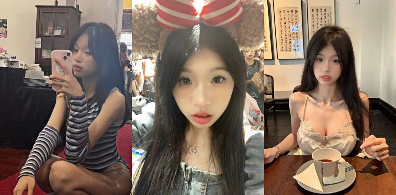 广东清远高中生【张鑫艺】青春少女入富二代怀抱，身着情趣制服被猛干双乳在激烈撞击下